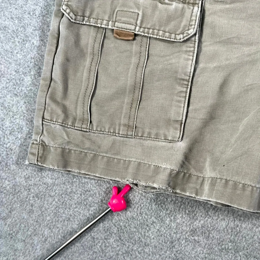 Columbia Sportswear Cargo Shorts Mens 38 Gray Cotton Hiking Camping Outdoor